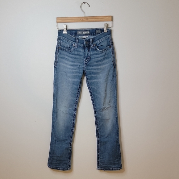 Bke BUCKLE Aiden Bootleg Jeans Size 27 R - Picture 1 of 6